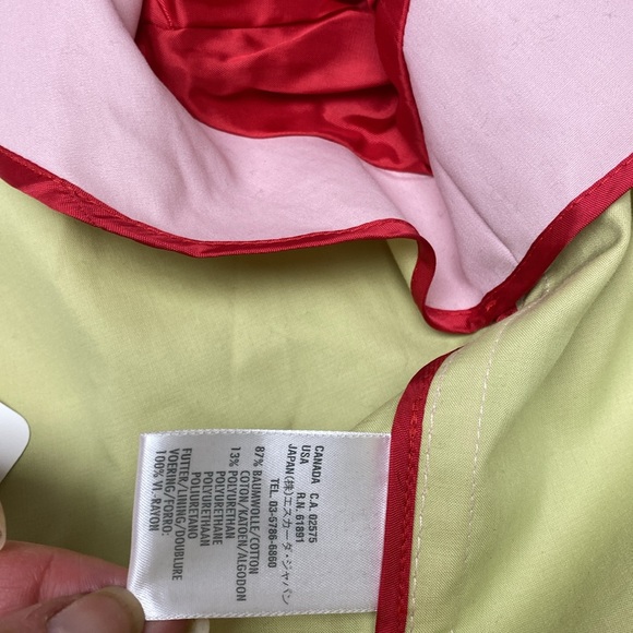 Escada Sport Pink CottonStretch Trench NewWithTags - Picture 15 of 16